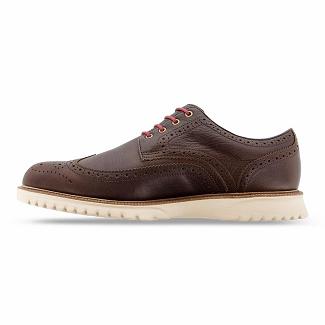 Men's Footjoy Club Casual Shoes Brown NZ-558664